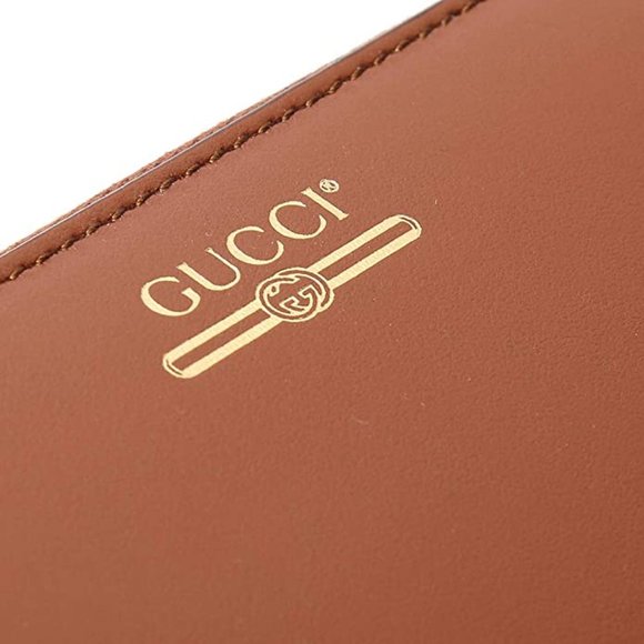 Gucci Zip Around Leather Wallet with Metallic Logo new in box - Picture 9 of 10